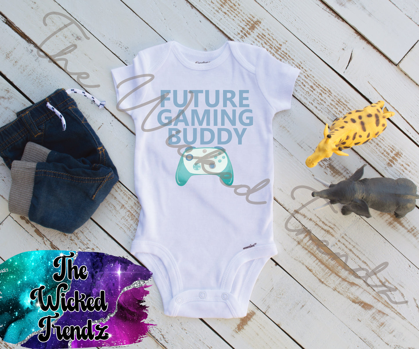 Baby Onesie© Future Gaming Buddy Daddy Mommy Gamer Video Games