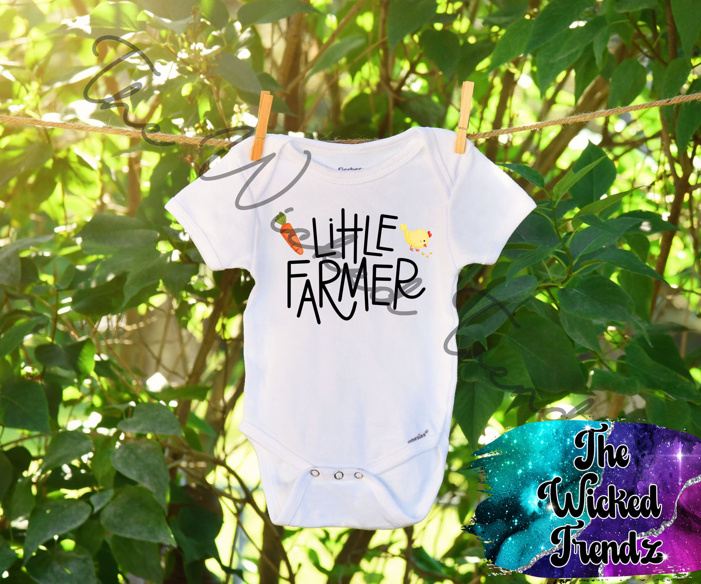 Baby Onesie© Little Farmer Farm Life Country Farm Hand Little Farming Buddy