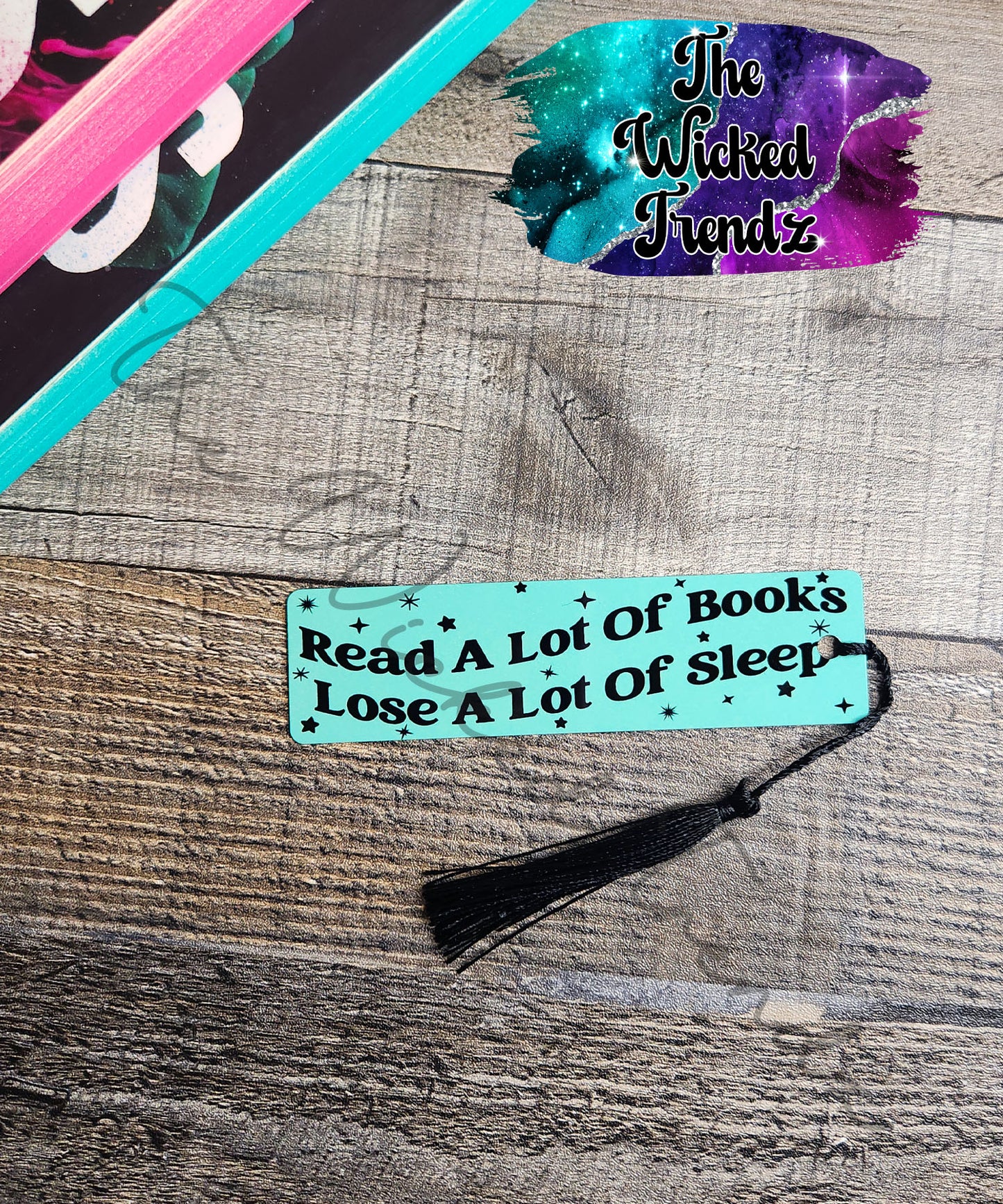 Read A Lot Of Books Lose A Lot Of Sleep Metal Bookmark Library Reading Gift