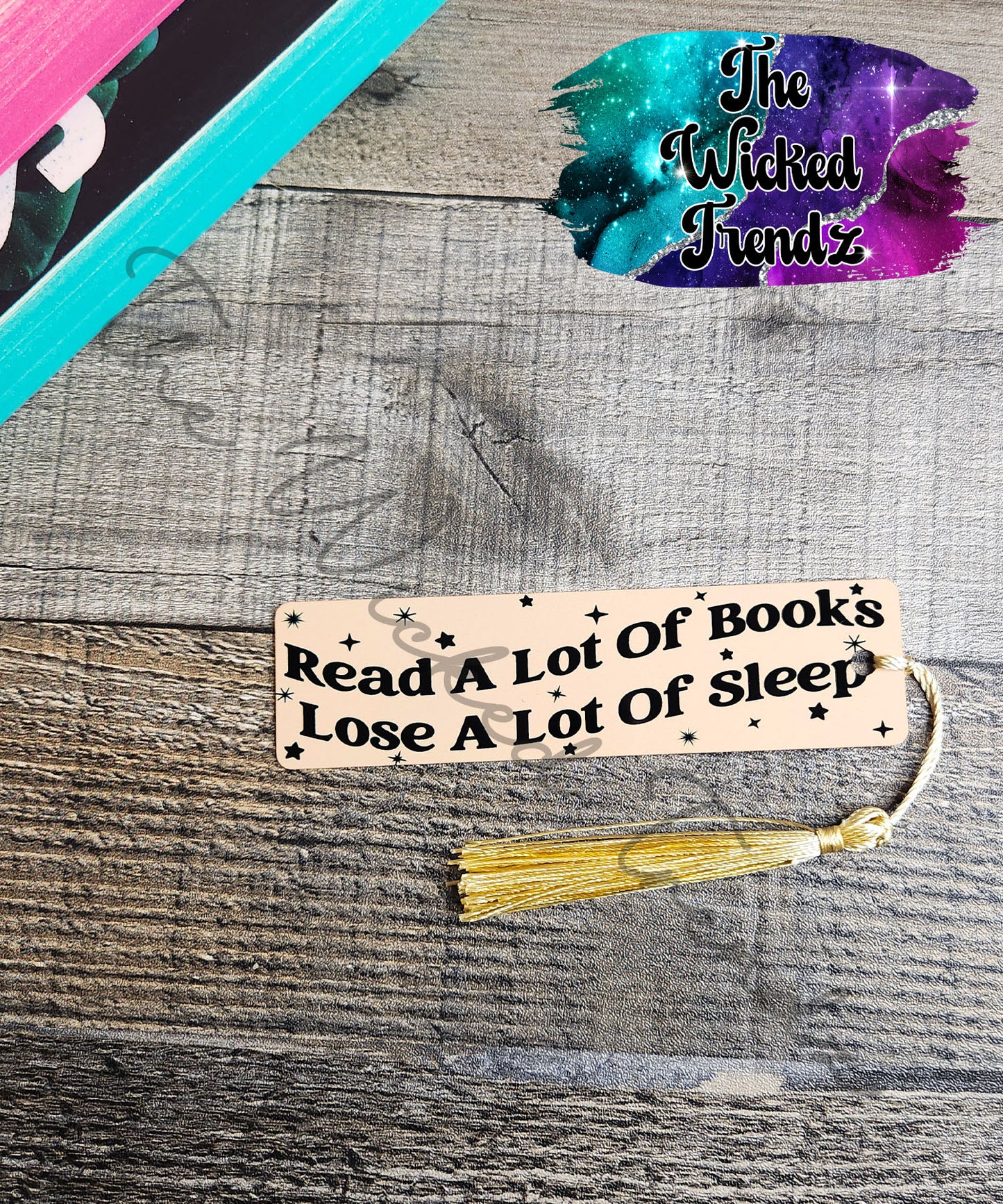 Read A Lot Of Books Lose A Lot Of Sleep Metal Bookmark Library Reading Gift