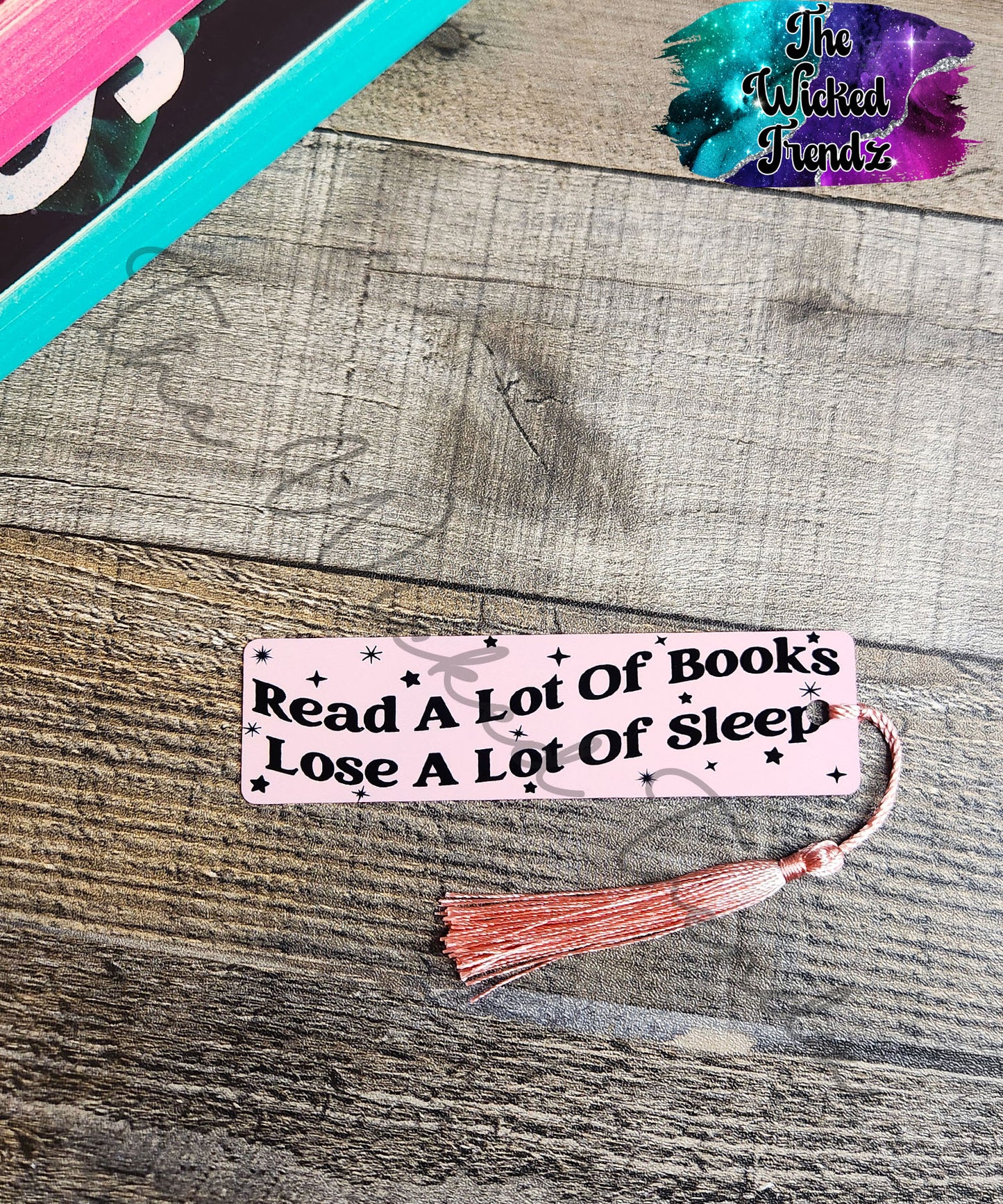 Read A Lot Of Books Lose A Lot Of Sleep Metal Bookmark Library Reading Gift