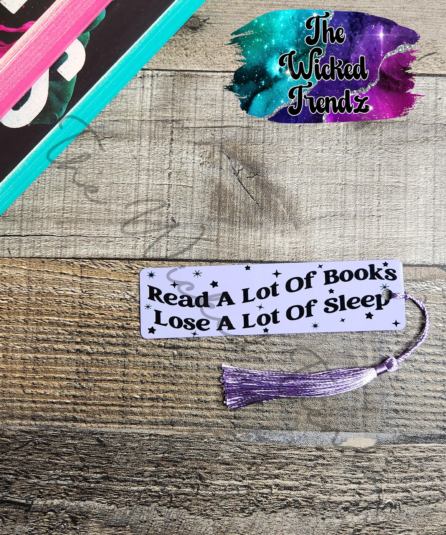 Read A Lot Of Books Lose A Lot Of Sleep Metal Bookmark Library Reading Gift