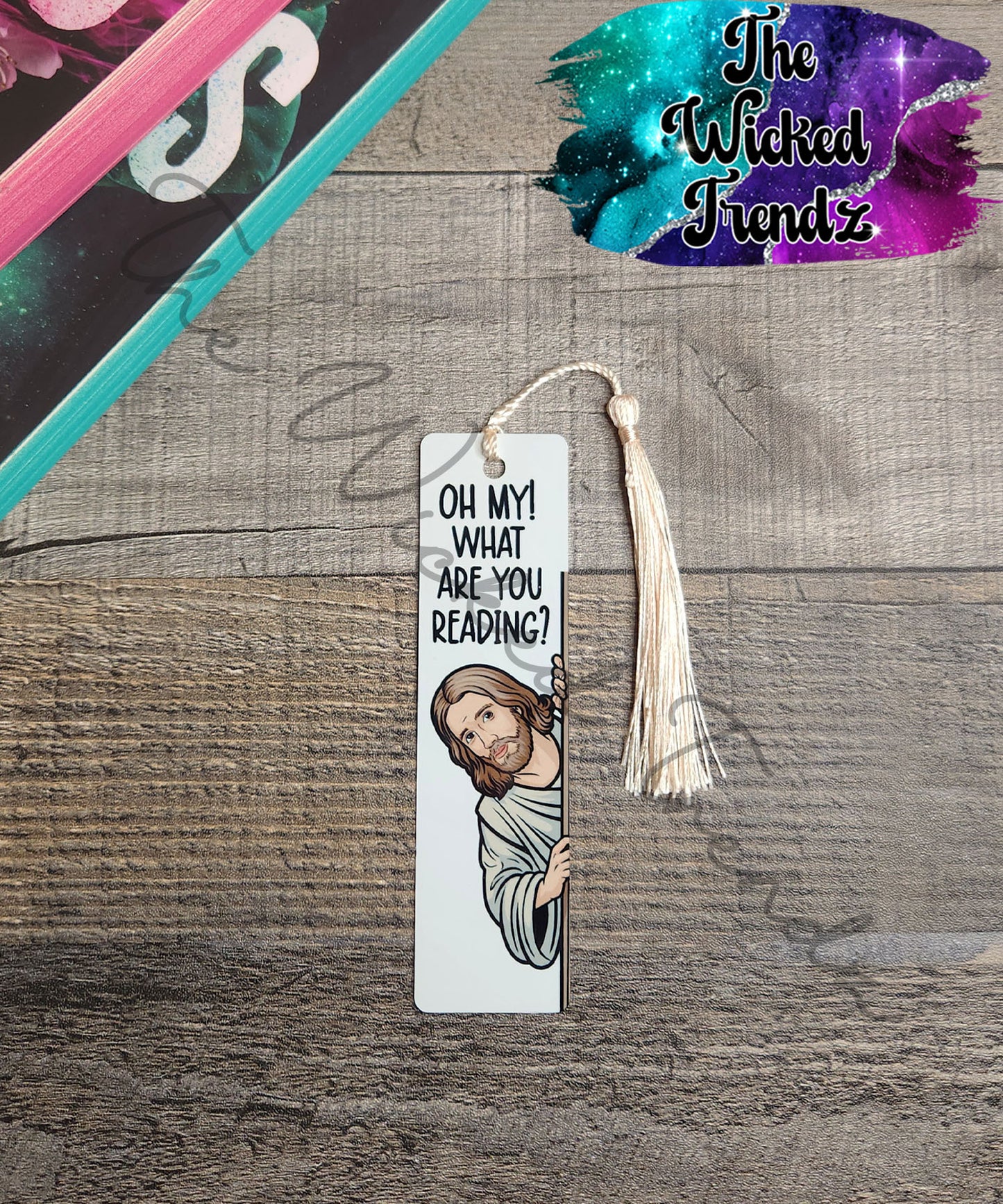 Funny Jesus Metal Bookmark Smut Oh My What Are You Reading Library Reading Book Club Gift